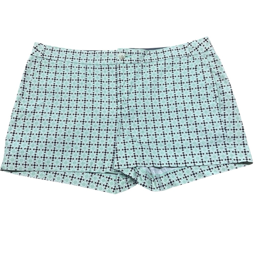 Banana Republic Women's Geometric Green Patternee Shorts